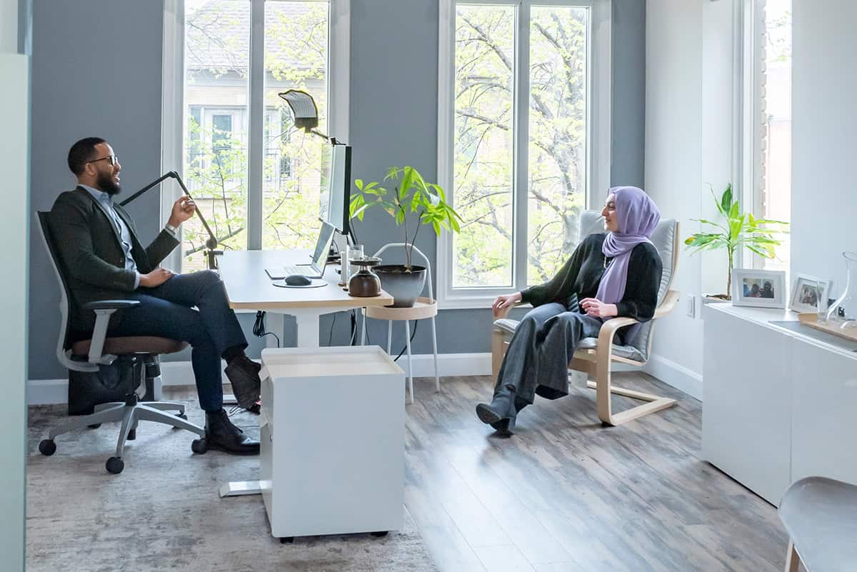 Open desk - Coworking and Private Office Space in Mississauga, Ontario
