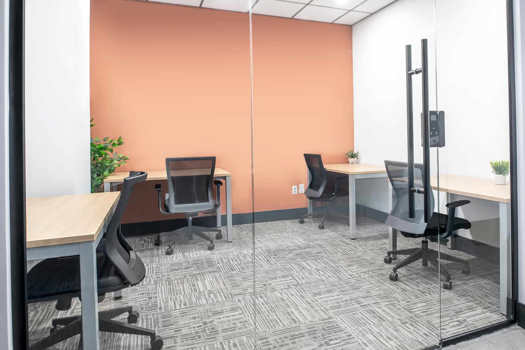 Private office at Venture X North York, 5255 Yonge Street