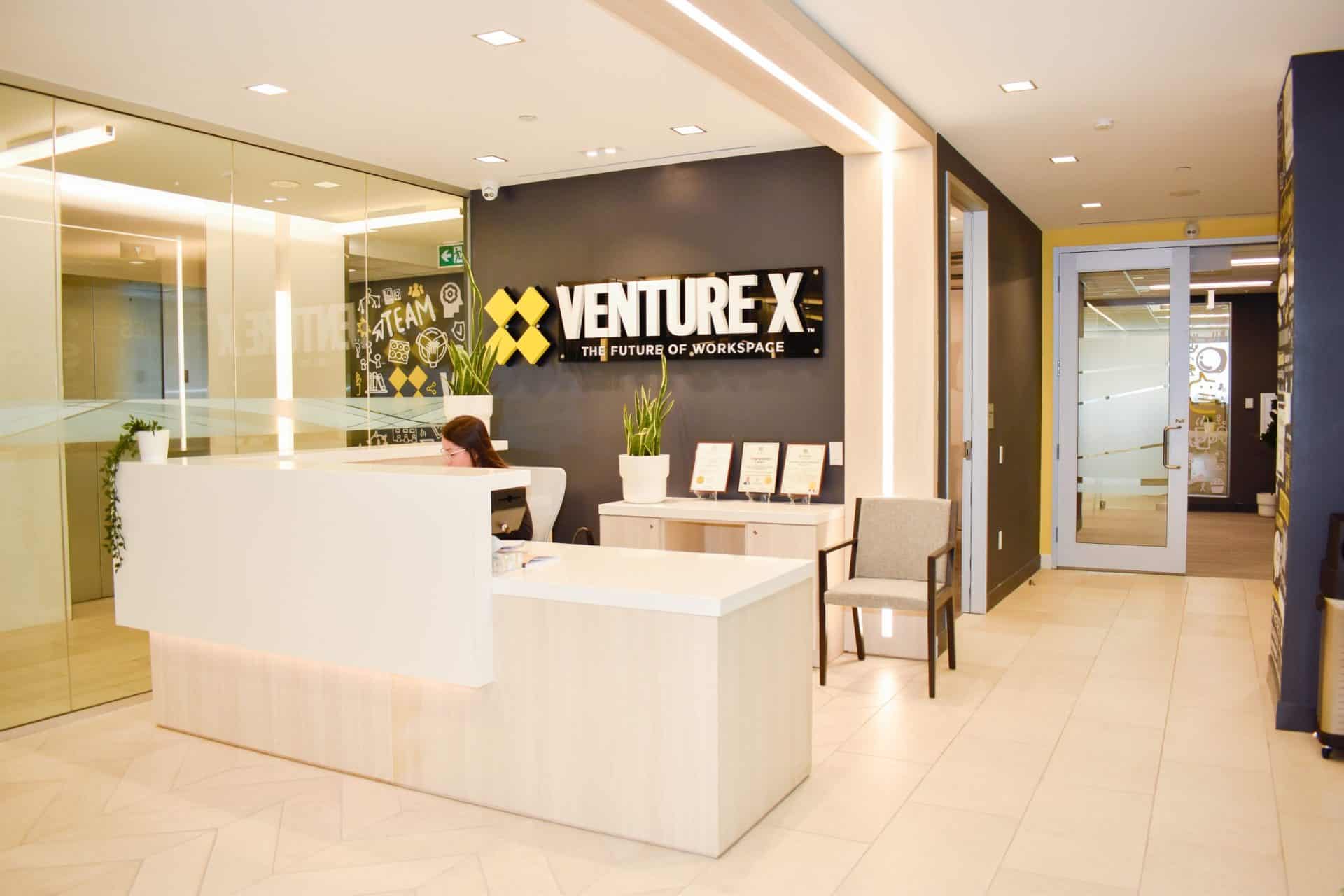 Lounge and common area at Venture X Mississauga Erindale