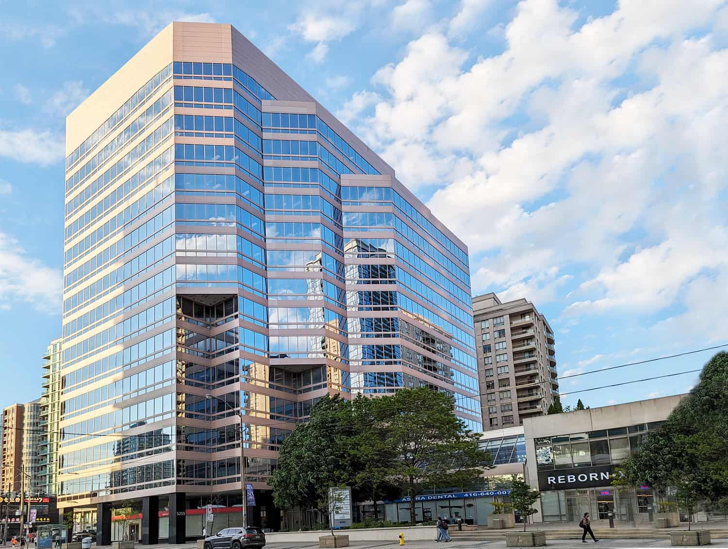 Venture X North York building exterior at 5255 Yonge Street